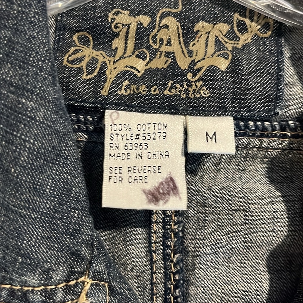 Live A Little Ladies Jean Jacket - Picture 7 of 7